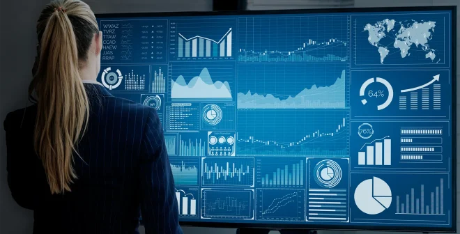 Data Analysis for Business and Finance Concept