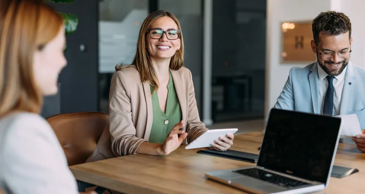 Successful business team