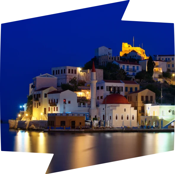 Kastellorizo at blue hour
